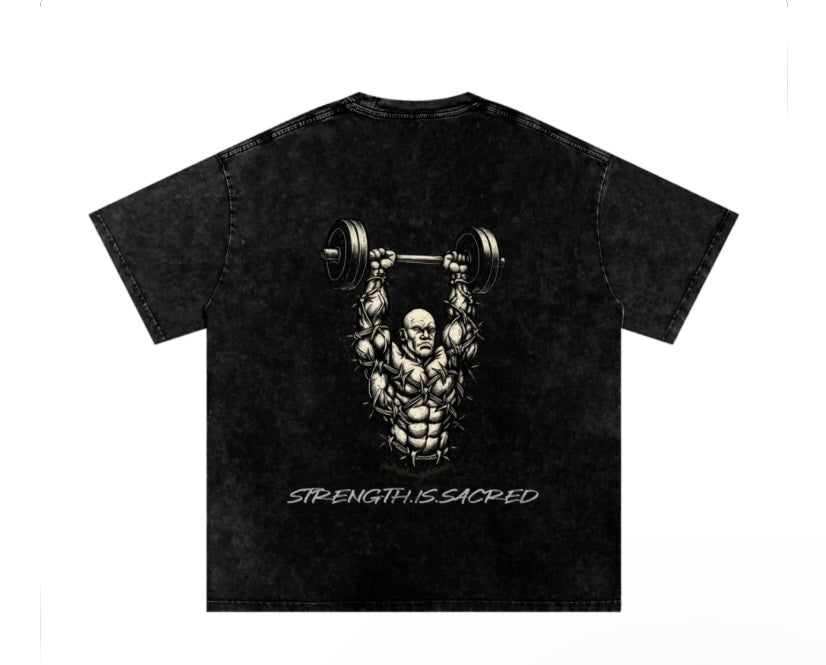 Strength is sacred Pump cover