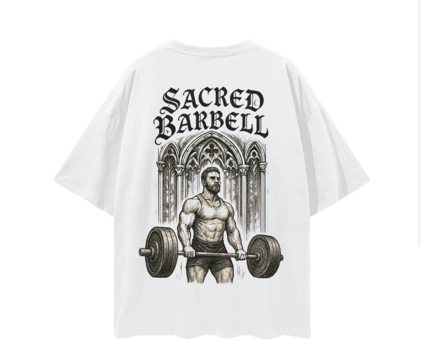 SACRED BARBELL GRAPHIC PUMP COVER