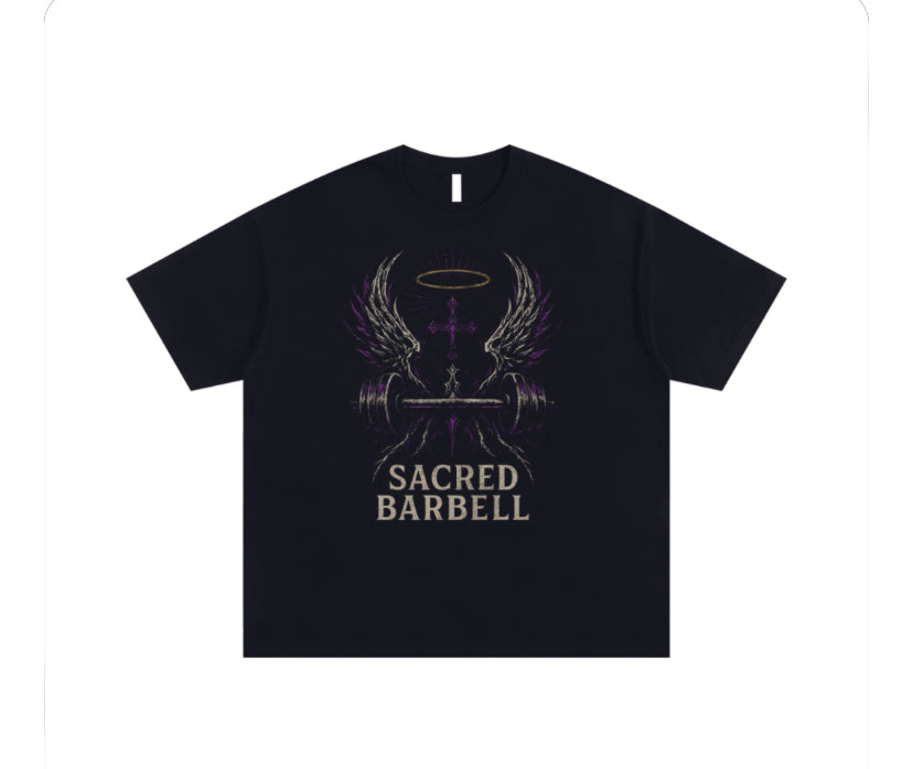 SACRED BARBELL GRAPHIC PUMP COVER